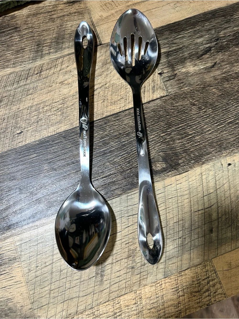 Wolfgang Puck Stainless Steel Serving Spoons (Set of 2)